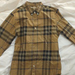 Burberry button down shirt